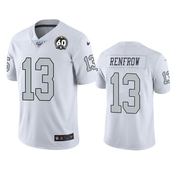 Hunter Renfrow Las Vegas Raiders white Color Rush jersey