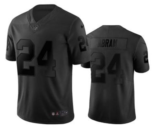 Johnathan Abram Las Vegas Raiders black City Edition jersey