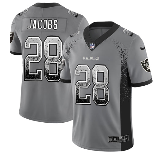 Josh Jacobs Las Vegas Raiders black Color Rush jersey