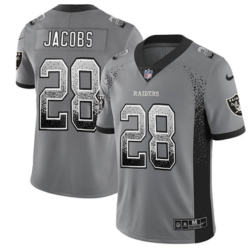 Josh Jacobs Las Vegas Raiders black Color Rush jersey