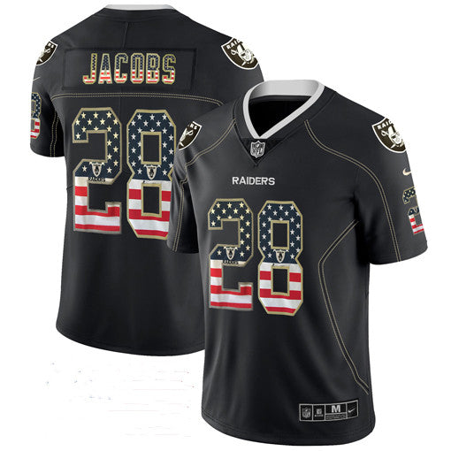 Josh Jacobs Las Vegas Raiders black Color Rush jersey