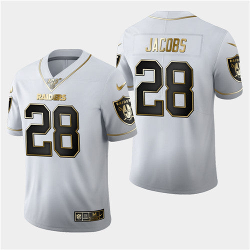 Josh Jacobs Las Vegas Raiders white jersey