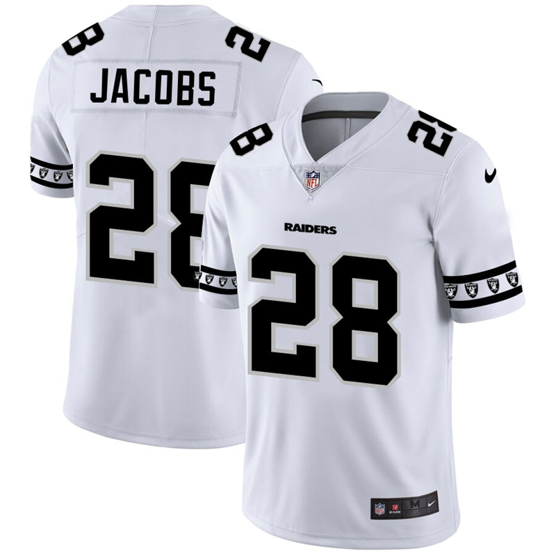 Josh Jacobs Las Vegas Raiders white jersey