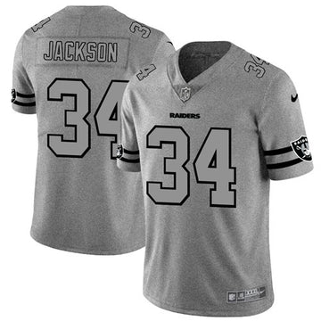 Bo Jackson Las Vegas Raiders gray jersey