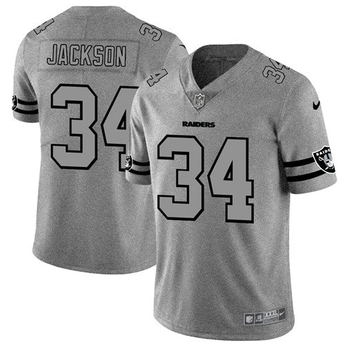 Bo Jackson Las Vegas Raiders gray jersey