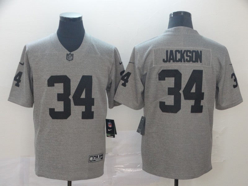 Bo Jackson Las Vegas Raiders grey jersey