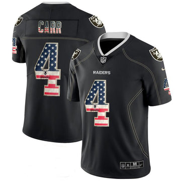 Derek Carr Las Vegas Raiders black Color Rush jersey
