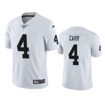 Derek Carr Las Vegas Raiders white jersey