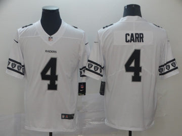 Derek Carr Las Vegas Raiders white jersey