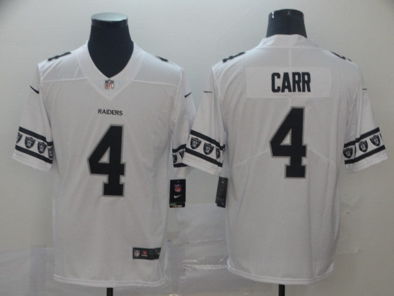 Derek Carr Las Vegas Raiders white jersey