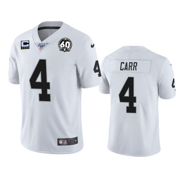 Derek Carr Las Vegas Raiders white jersey