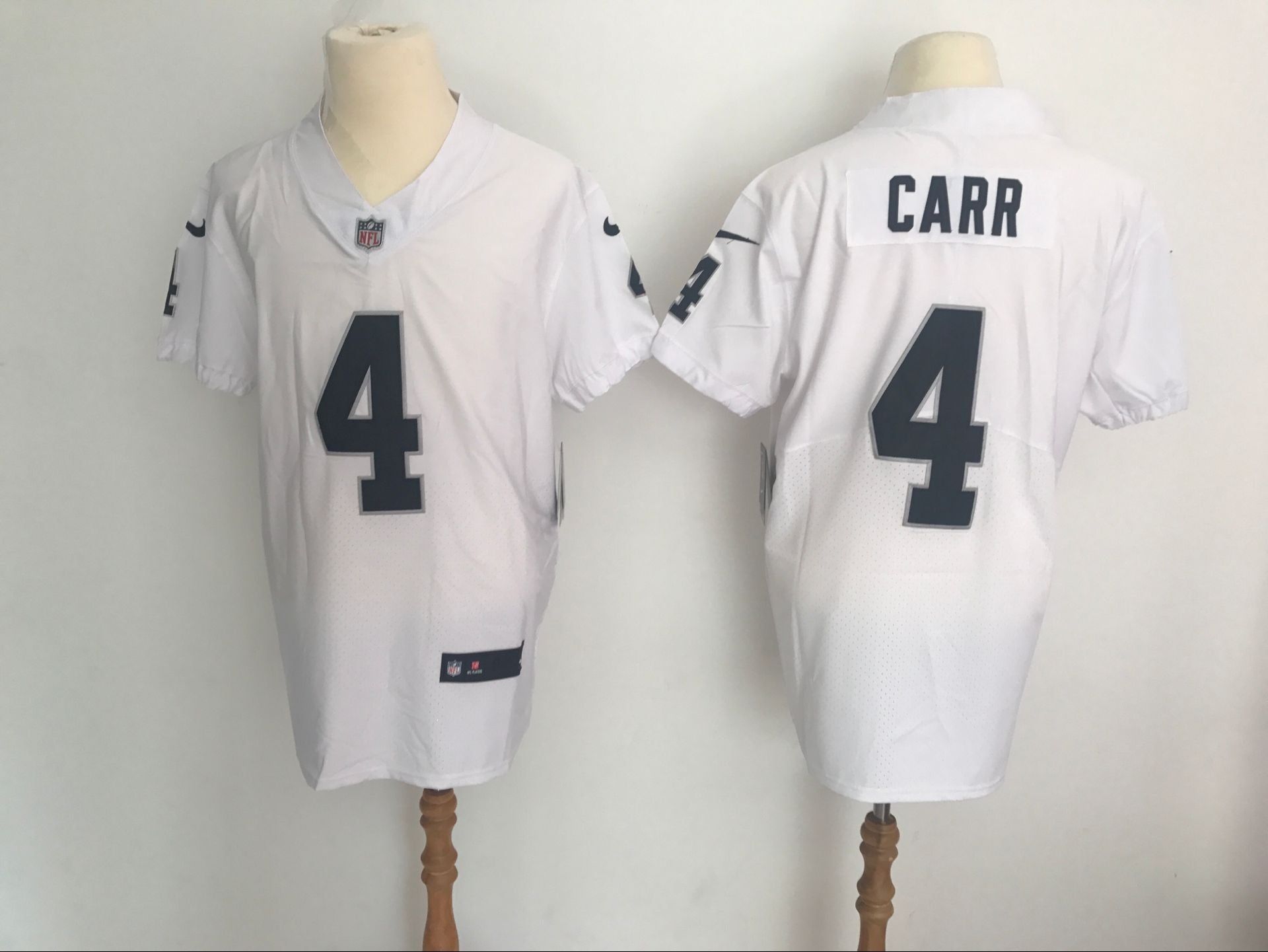 Derek Carr Las Vegas Raiders white Elite jersey