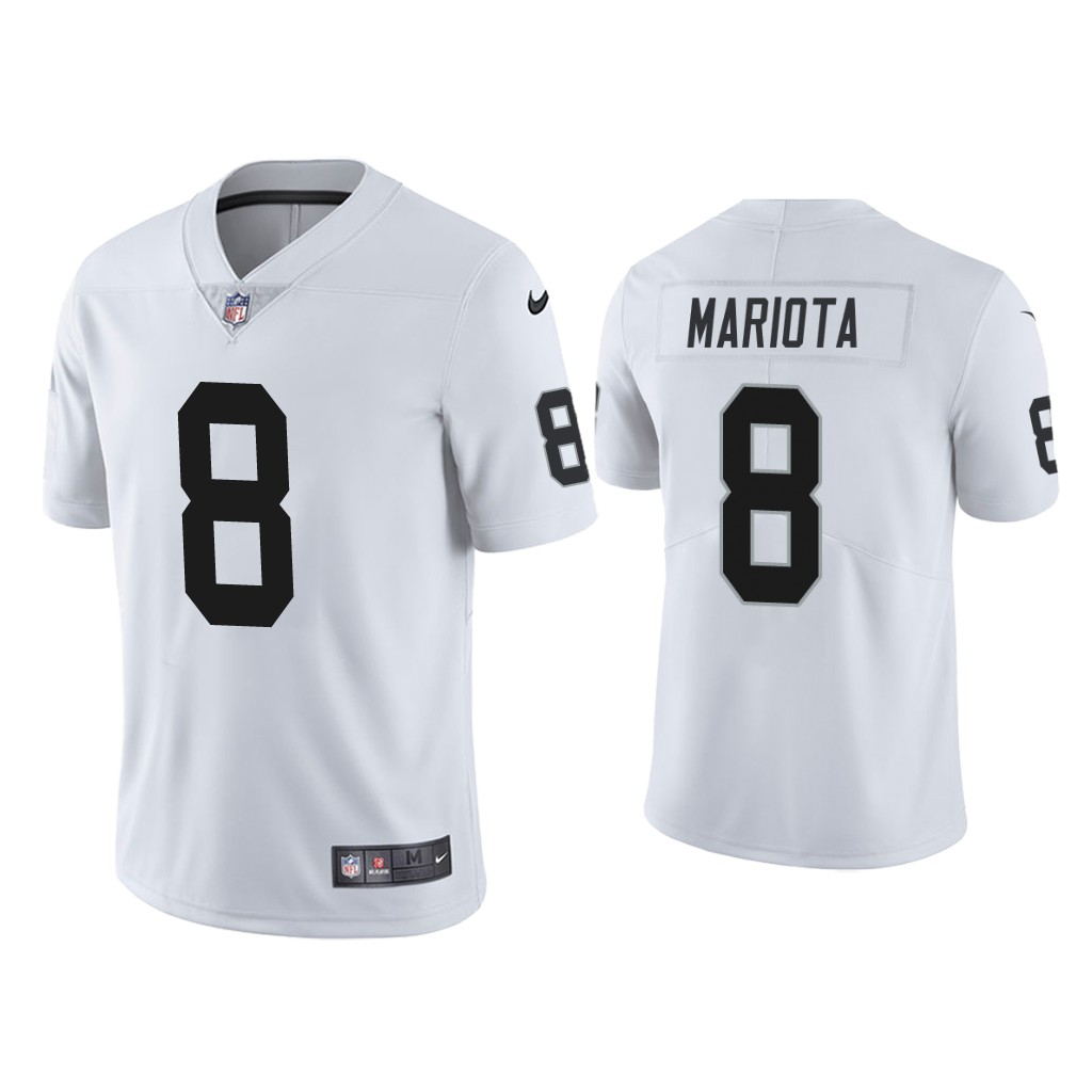 Marcus Mariota Las Vegas Raiders white jersey