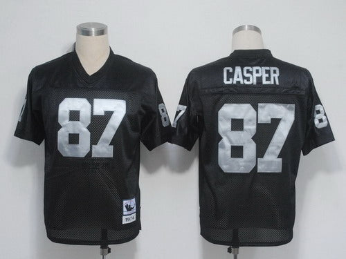 Dave Casper Las Vegas Raiders black Throwback jersey