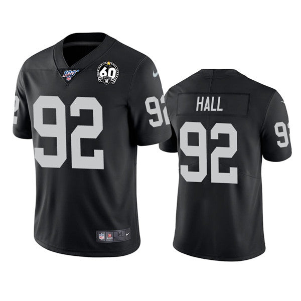 PJ Hall Las Vegas Raiders black jersey