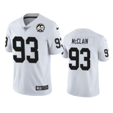 Terrell McClain Las Vegas Raiders white jersey