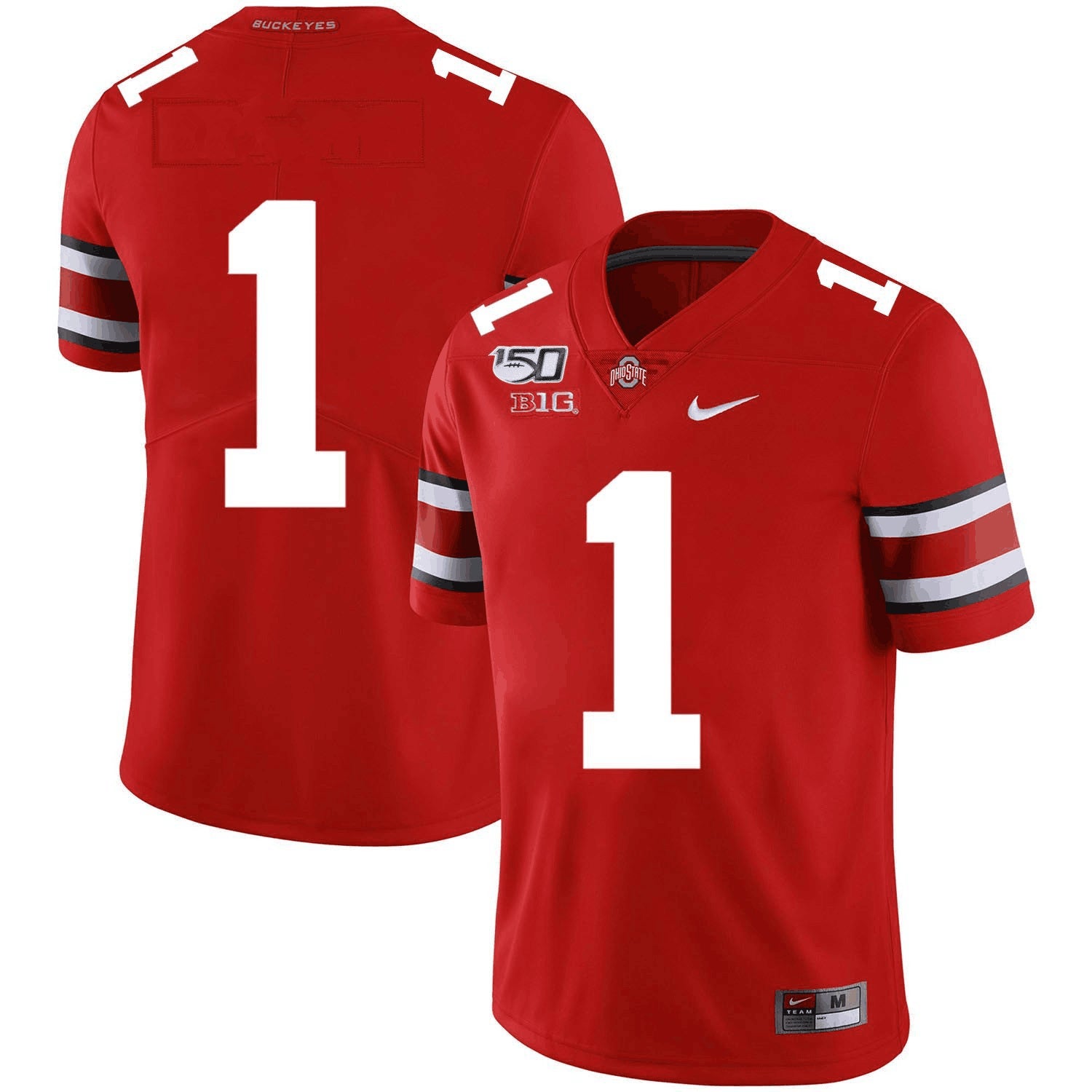 Ohio State Buckeyes red jersey