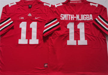 SMITH-NJIGBA Ohio State Buckeyes red jersey