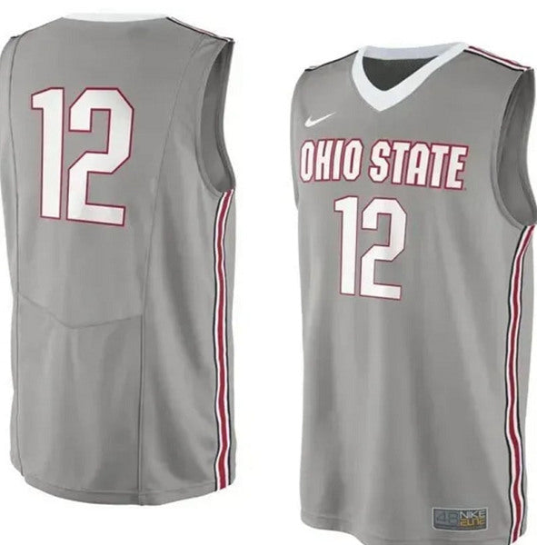 Ohio State Buckeyes gray jersey