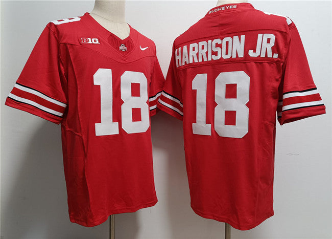 Marvin Harrison JR Ohio State Buckeyes red FUSE jersey