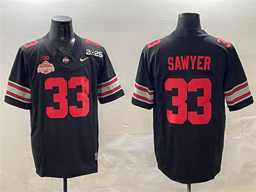 Jack Sawyer Ohio State Buckeyes black FUSE jersey