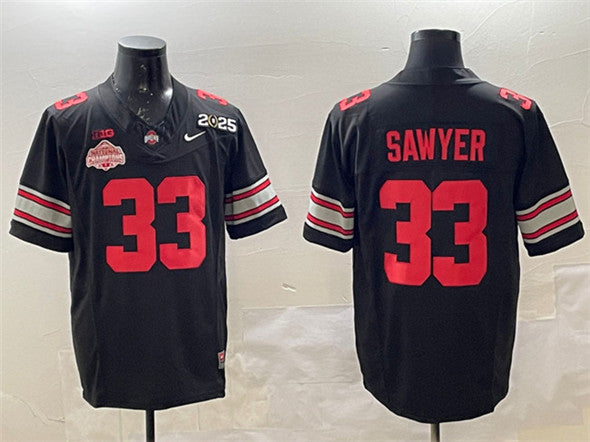 Jack Sawyer Ohio State Buckeyes black FUSE jersey