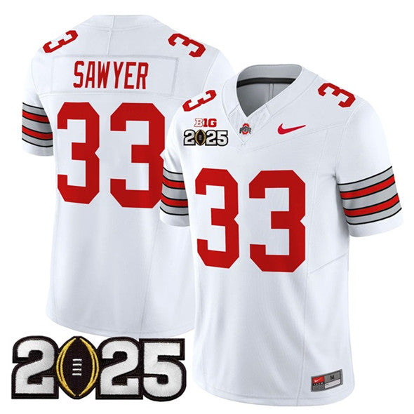 Jack Sawyer Ohio State Buckeyes white FUSE jersey