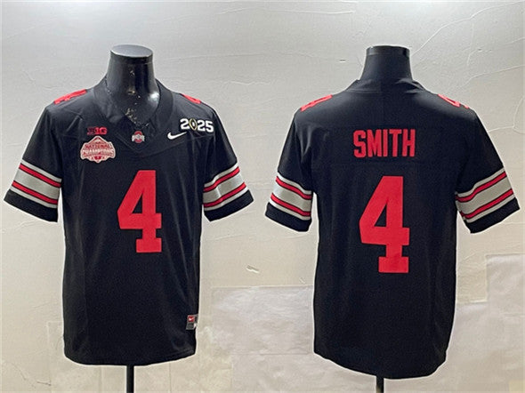 Jeremiah Smith Ohio State Buckeyes black FUSE jersey