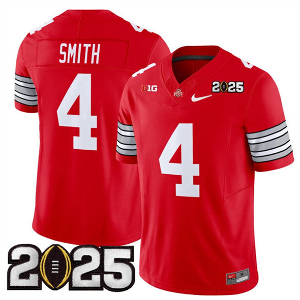 Jeremiah Smith Ohio State Buckeyes red FUSE jersey