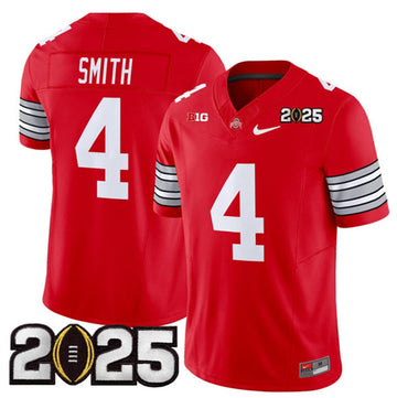 Jeremiah Smith Ohio State Buckeyes red FUSE jersey