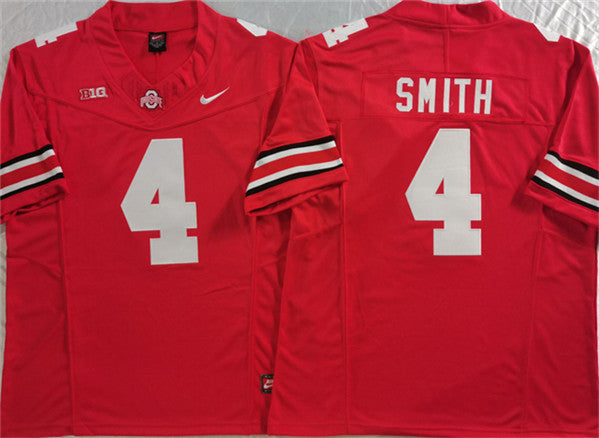 Jeremiah Smith Ohio State Buckeyes red FUSE jersey