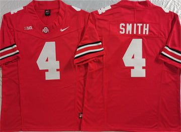 Jeremiah Smith Ohio State Buckeyes red FUSE jersey