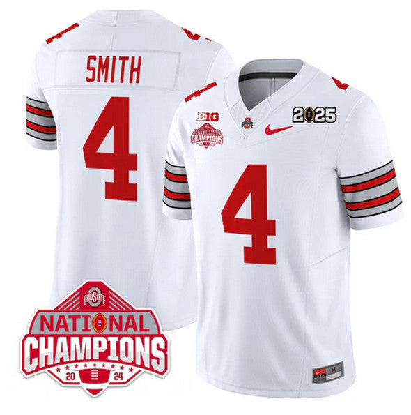 Jeremiah Smith Ohio State Buckeyes white FUSE jersey