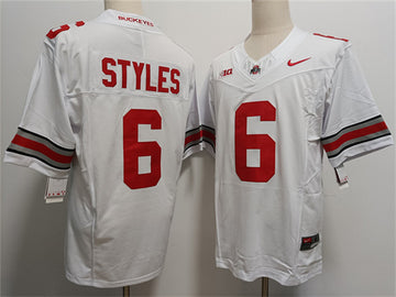 Sonny Styles Ohio State Buckeyes white FUSE jersey