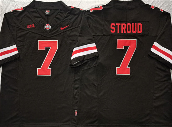 CJ Stroud Ohio State Buckeyes black FUSE jersey