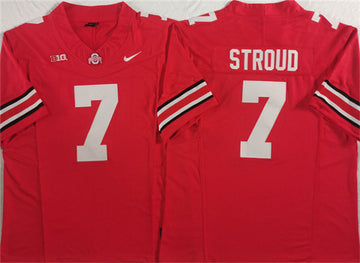 CJ Stroud Ohio State Buckeyes red FUSE jersey