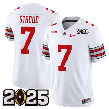 CJ Stroud Ohio State Buckeyes white FUSE jersey