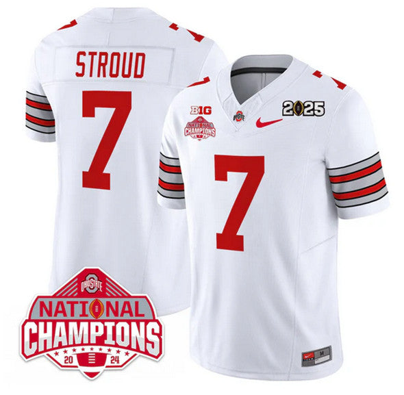 CJ Stroud Ohio State Buckeyes white FUSE jersey