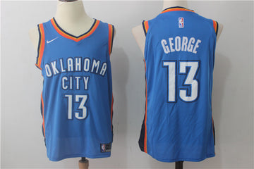 Paul George Oklahoma City Thunder blue jersey