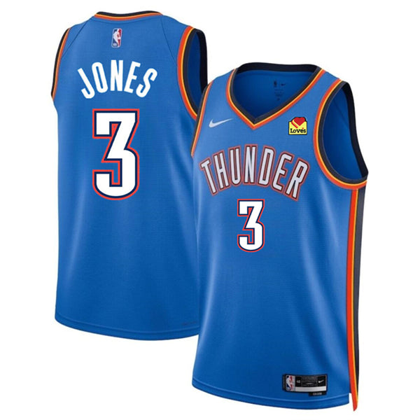 Dillon Jones Oklahoma City Thunder blue jersey