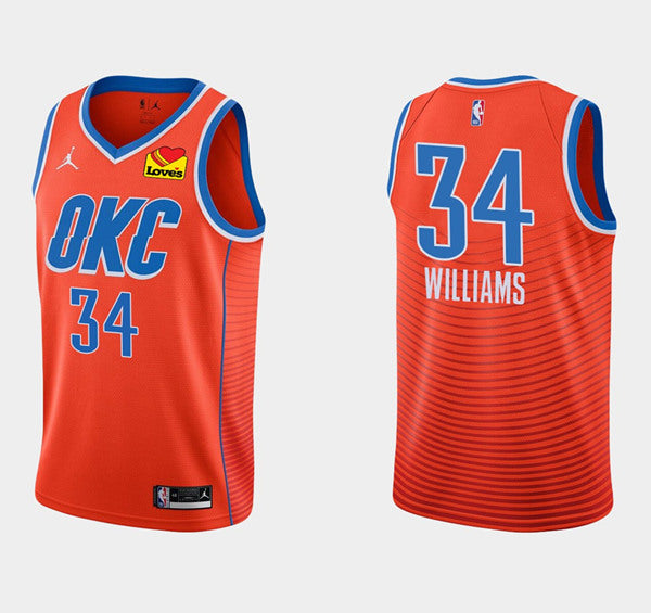 Kenrich Williams Oklahoma City Thunder jersey