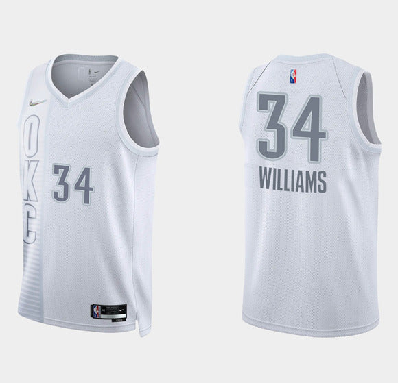 Kenrich Williams Oklahoma City Thunder white jersey