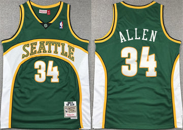 Ray Allen Oklahoma City Thunder green Throwback jersey