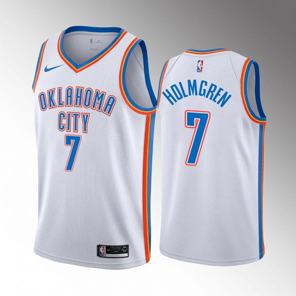 Chet Holmgren Oklahoma City Thunder white jersey