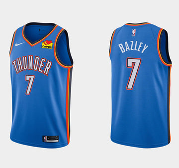Darius Bazley Oklahoma City Thunder blue jersey