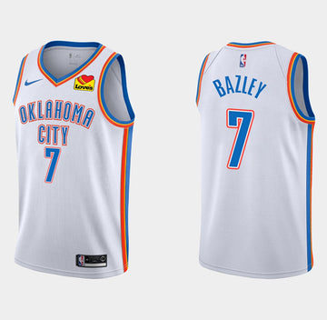 Darius Bazley Oklahoma City Thunder white jersey