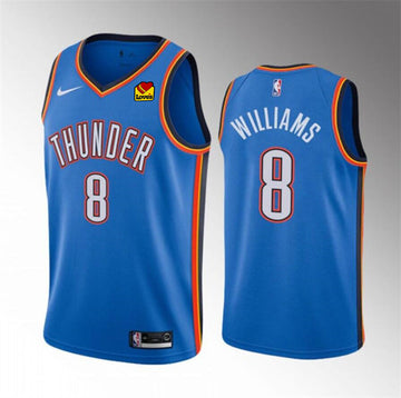 Jalen Williams Oklahoma City Thunder blue jersey