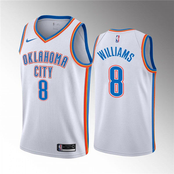 Jalen Williams Oklahoma City Thunder white jersey