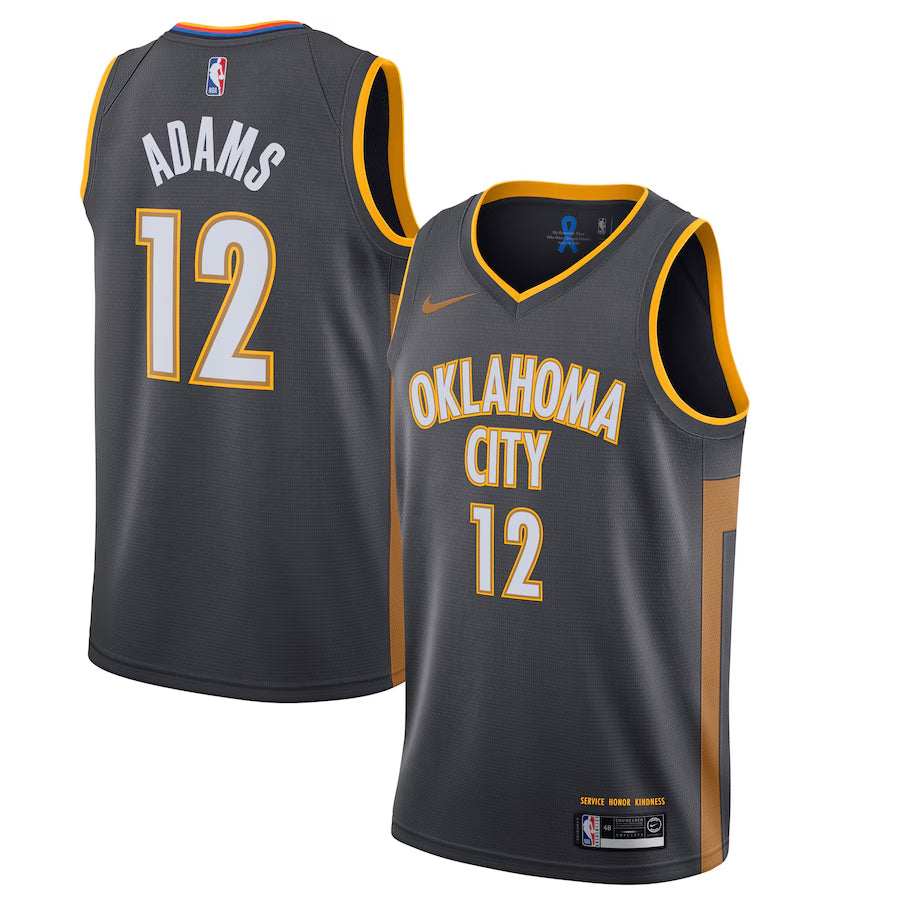 Oklahoma City Thunder blue City Edition jersey