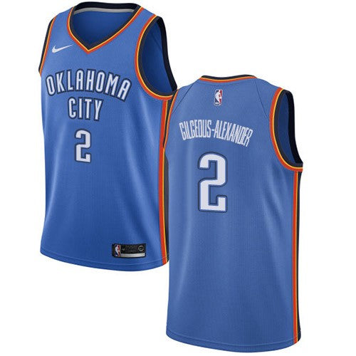 Oklahoma City Thunder blue jersey